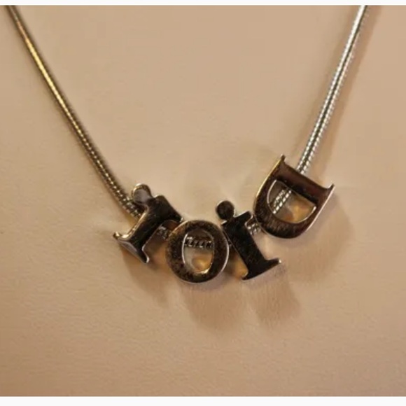 NWT Christian Dior Dior Initial Necklace - Picture 3 of 5